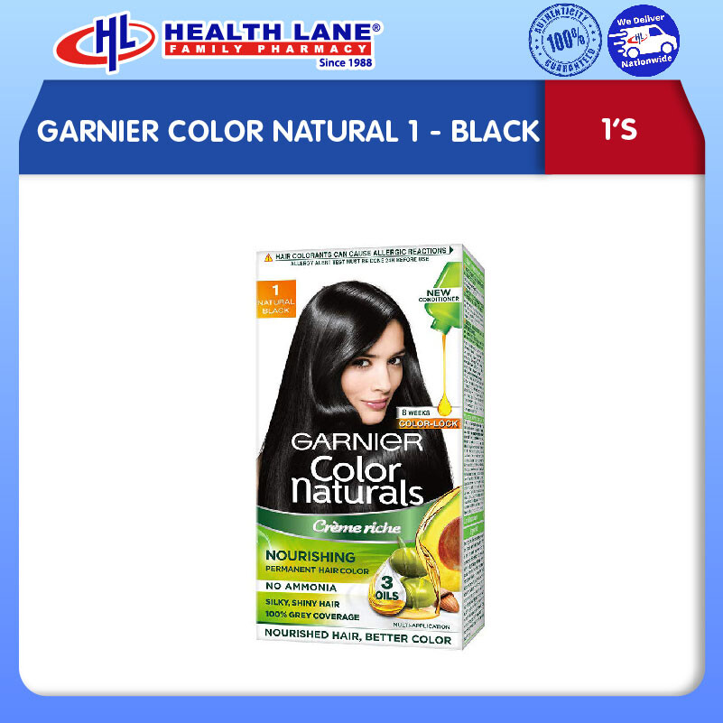 GARNIER COLOR NATURAL 1- BLACK